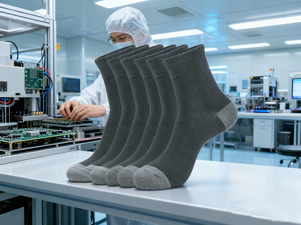 叶帝尔防静电袜、劳保袜产品展示